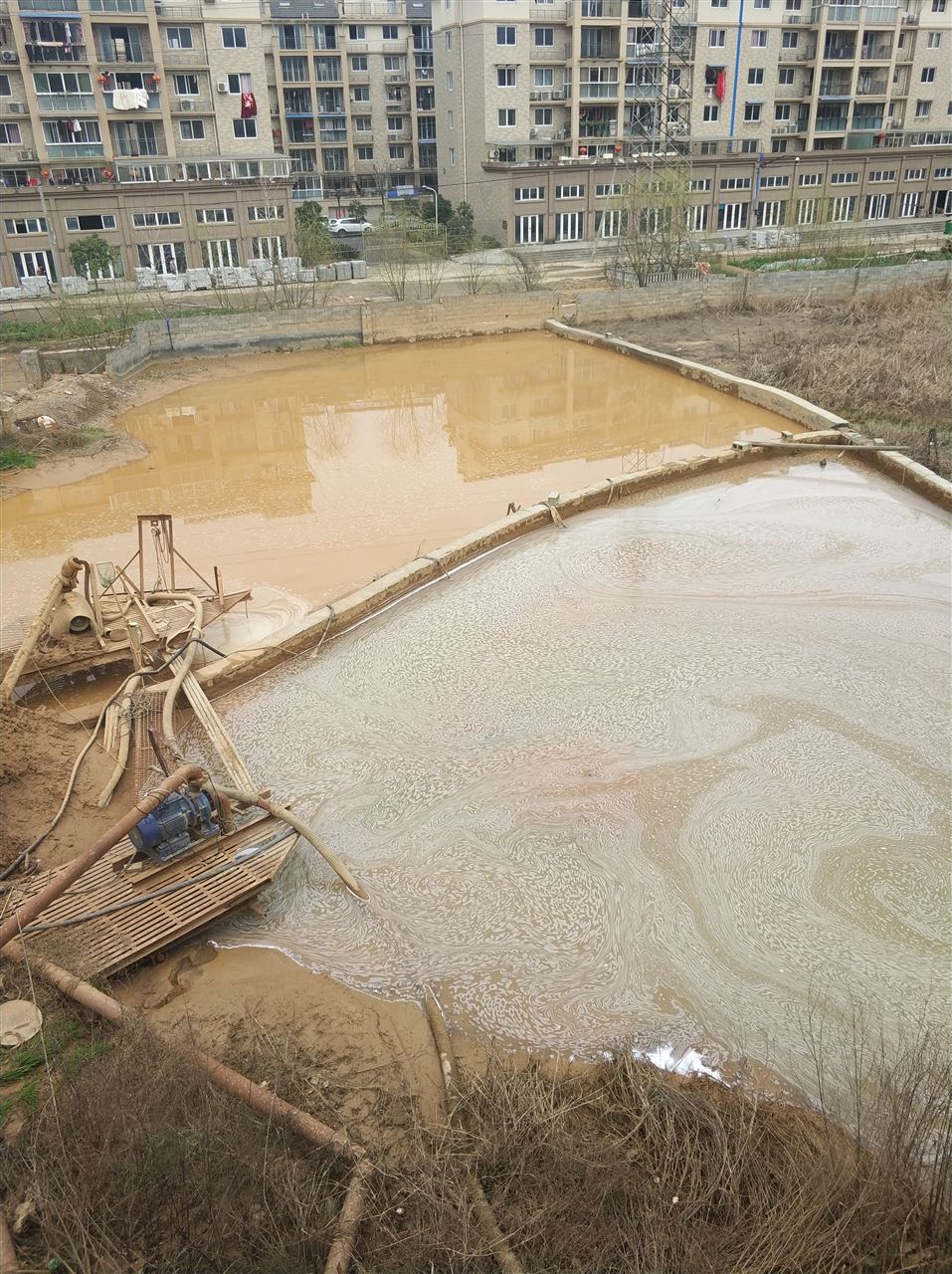 安源沉淀池淤泥清理-厂区废水池淤泥清淤