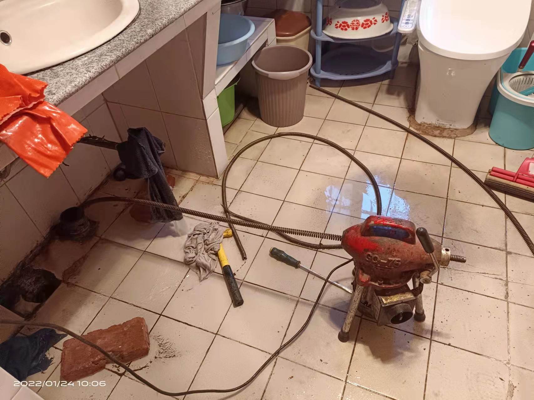 安源疏通厨房下水道，地漏疏通